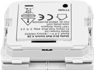 Produktbild Shelly Blu Wall Switch 4 ZB
