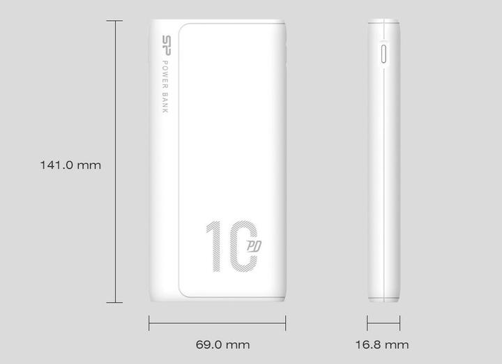 Actual product image Silicon Power SILICONE POWER QP15 Power Bank 10000 mAH (10000 mAh, 37 Wh)