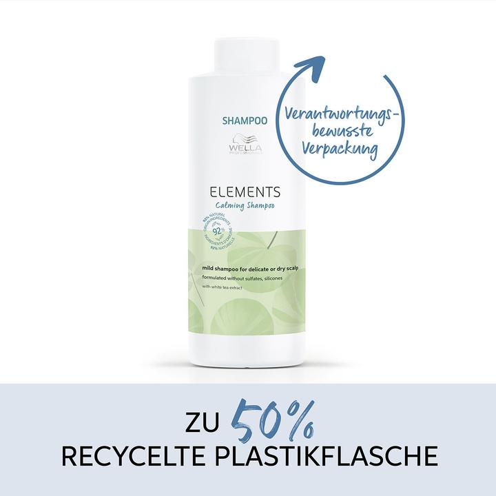 Actual product image Wella Elements Calming Shampoo (1000 ml, Liquid shampoo)