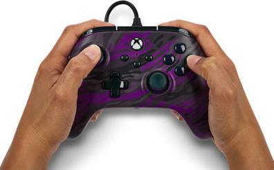 Produktbild PowerA Advantage Wired Controller -peliohjain, Purple Camo, Xbox (Xbox Series S, Xbox Series X)