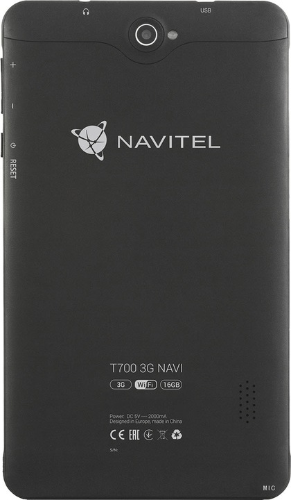 Produktbild Navitel T700 Tablet (7 Zoll) Mediatek (3G, 7", 16 GB, Schwarz)