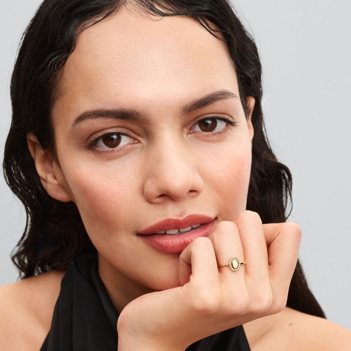 Image du produit Pandora Gravierbarer Ovaler Strahlenkranz Ring (54)