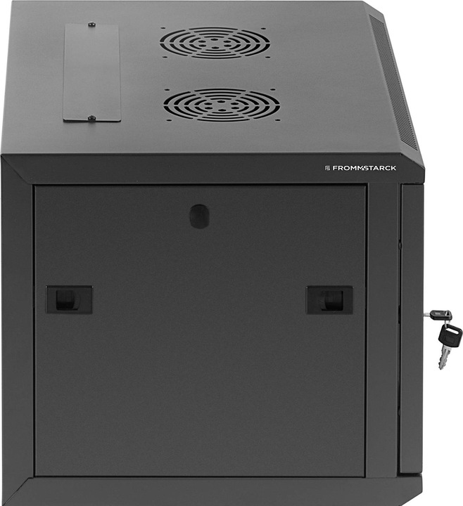 Actual product image Fromm & Starck Server Rack - 19 inches - 6 U - lockable - up to 60 kg - Black (10.86 RU, 19 inch rack)