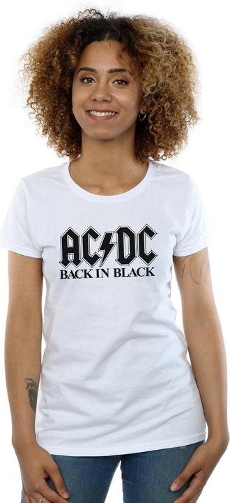 Produktbild AC/DC Back in Black Logo TShirt aus Baumwolle (S)