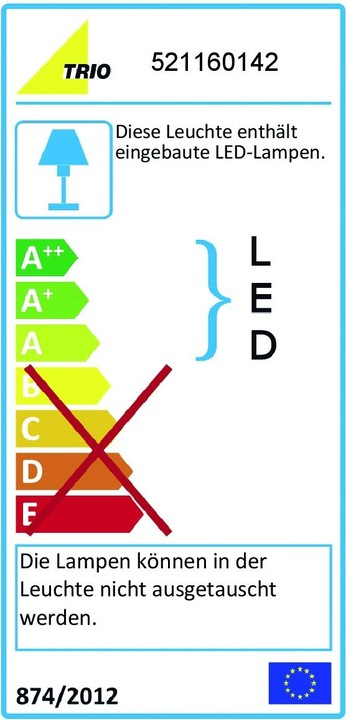 Energie-Label Trio Pearl (900 lm, IP54)
