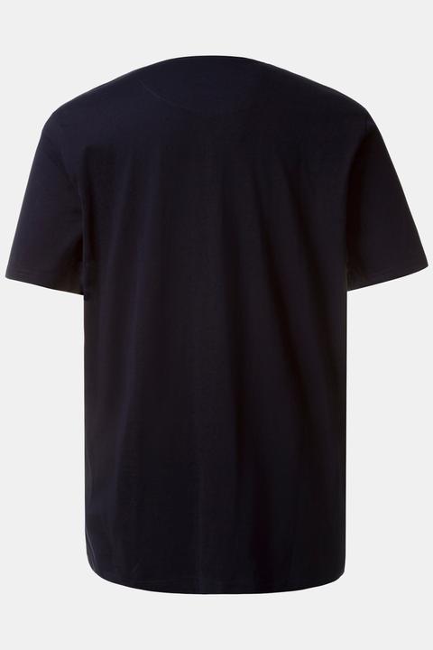 Actual product image JP1880 2 Pack of Three Button Short Sleeve Cotton Henley Tee (4XL)