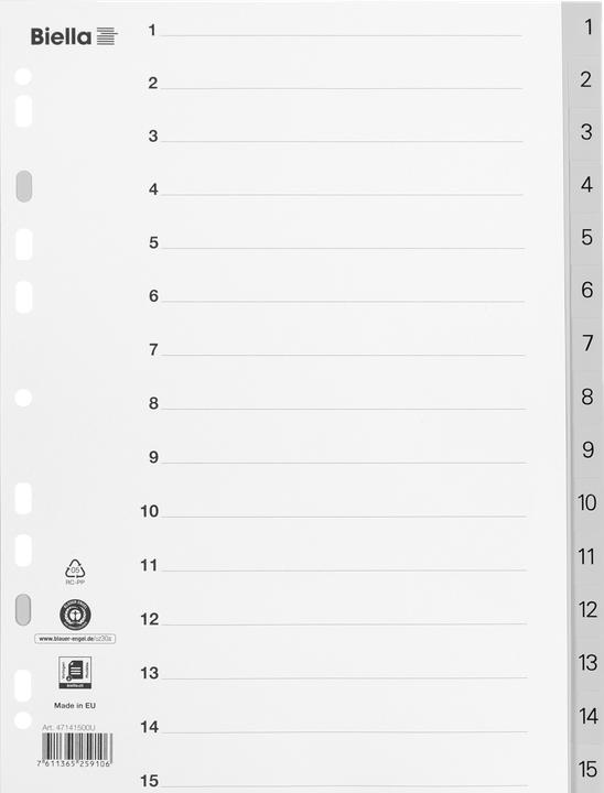 Immagine prodotto Biella Registro PP
