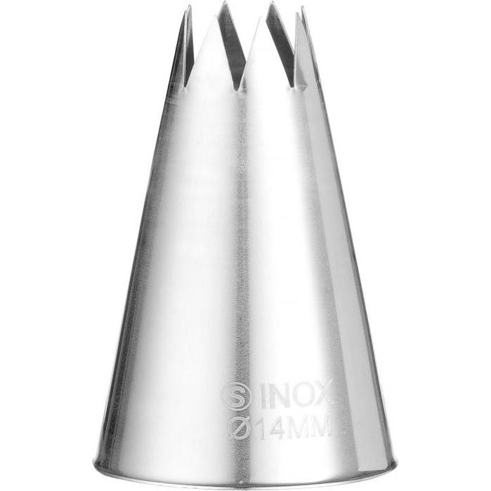 Hendi Spritztüllen - Stern,, ø6-8-10-12-14-16-18, 7 Stk, Spritzbeutel