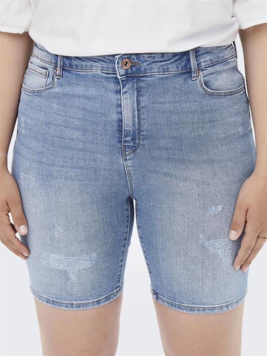 Image du produit Only Curvy CARLaola Reg Short en jean déstructuré (46)
