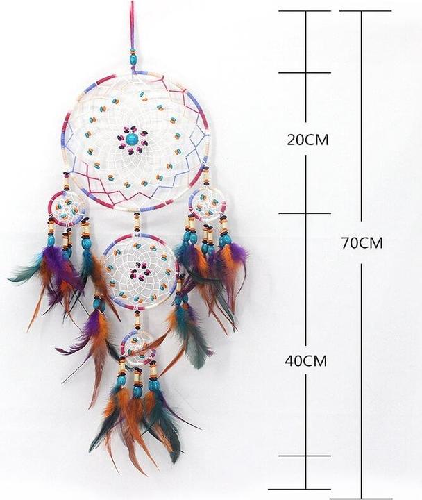 Image du produit Cover-Discount Traumfänger Dream Catcher Wooden (40 x 20 cm)