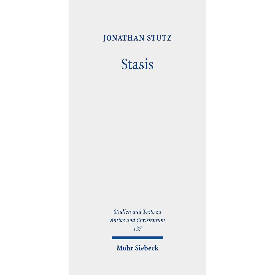 Thumbnail - Stutz:Stasis, Sachbücher von Jonathan Stutz