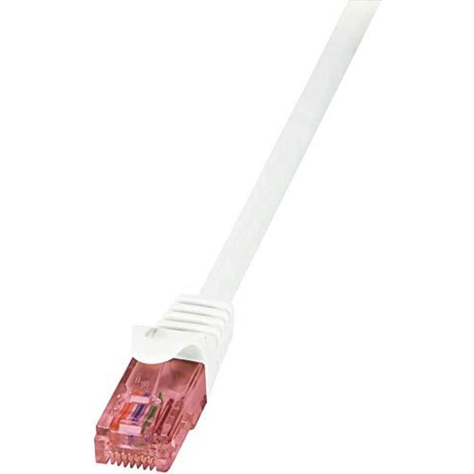 LogiLink Netzwerkkabel (U/UTP, CAT6, 1 m), Netzwerkkabel