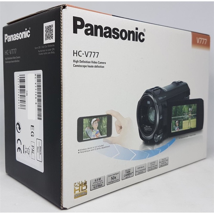 Actual product image Panasonic Hc V777 (12.76 Mpx, 50p, 20 x)