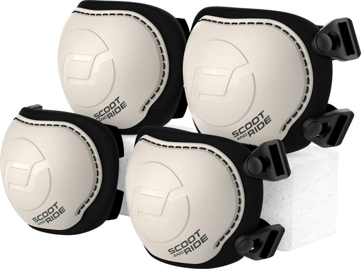 Produktbild Scoot and Ride Scoot & Ride Προστατευτικό Set Για Παιδικό Πατίνι XXS Ash 00017 (XXS, Ellbogenschoner, Knieschoner, Paar)