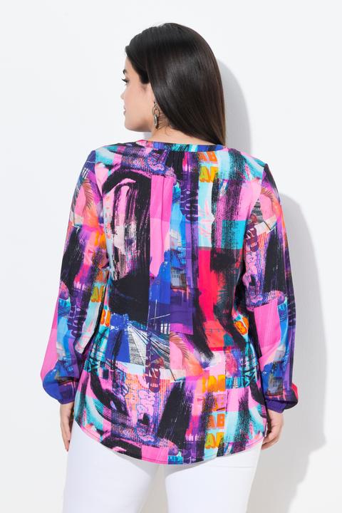 Produktbild Angel of Style Bluse, A-Linie, Alloverdruck (44)
