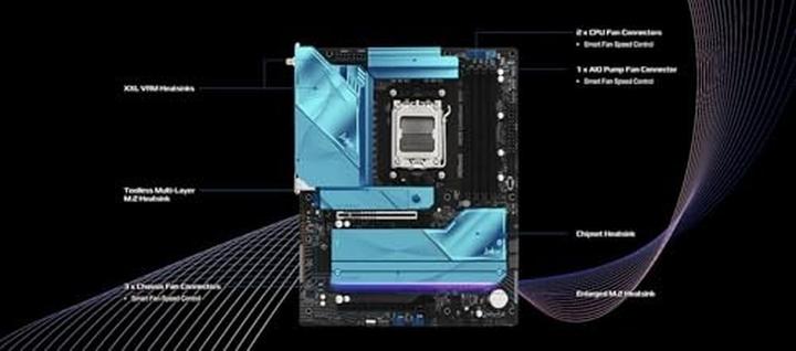 Productafbeelding AsRock Mainboard X870 LiveMixer WiFi (AM5, AMD X870, ATX)