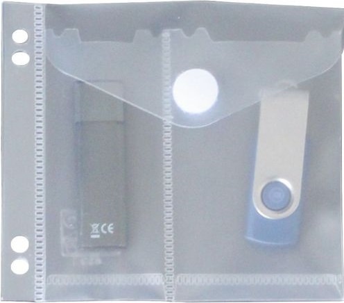 Image du produit Herba-Plastic Pochette de documents pour clé USB 5 pcs.