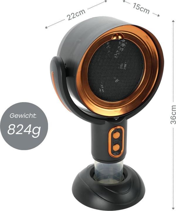 Produktbild Hermex Luftreiniger für den Tisch USB-Rauchabzug Rauchfilter Ölfilter