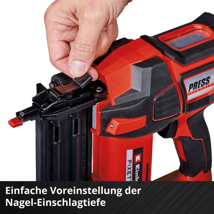 Actual product image Einhell Akku-Nagler Fixetto 18/50 N, Solo + E-Box Koffer S-F