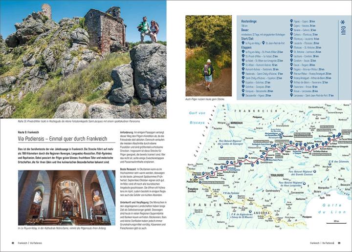 Actual product image On the road on Europe's most beautiful pilgrimage routes (German, Andrea Lammert, Gerhard von Kapff, 2022)