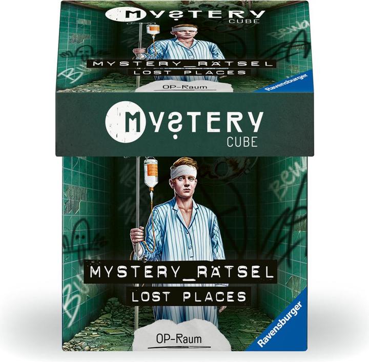 Ravensburger 23692 - Mystery Cube - Lost Places: De operatiekamer - puzzel voor EXIT-liefhebbers vanaf 10 jaar (Duits)