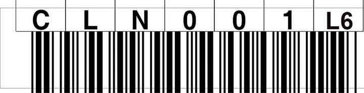 Astar CLN HORIZ. CLN001-CLN020 L6 (20) LTOCLNL6120 LTO Cleaning Label