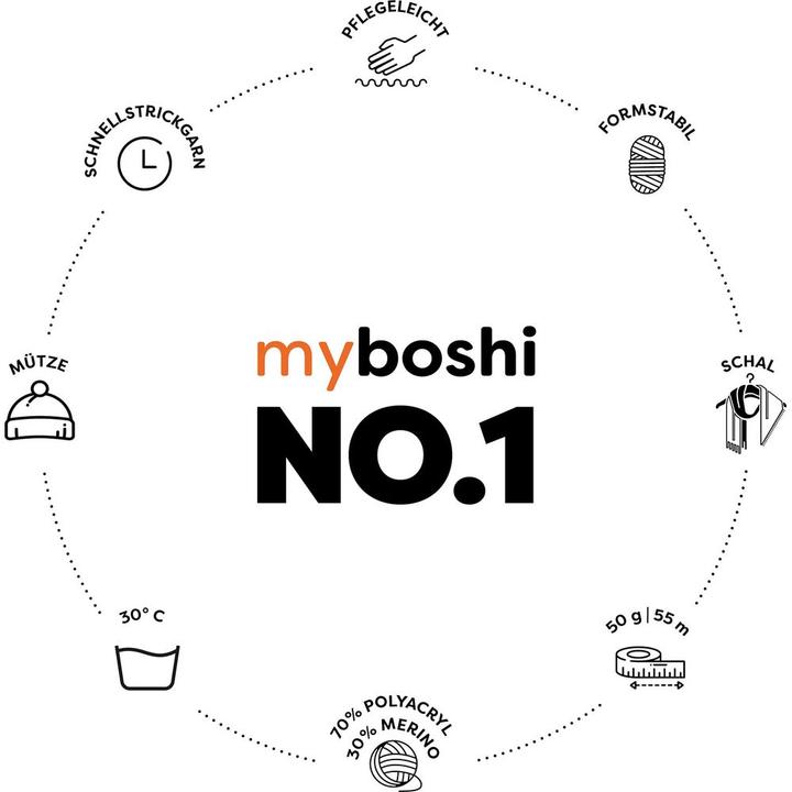 Produktbild Myboshi No. 1 (55 m)