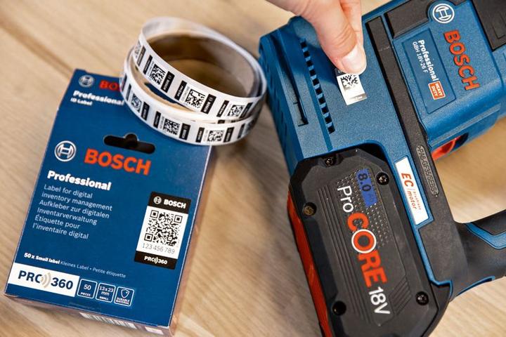Actual product image Bosch Professional Service Box ID Label Small 50 | 1600A02C1K
