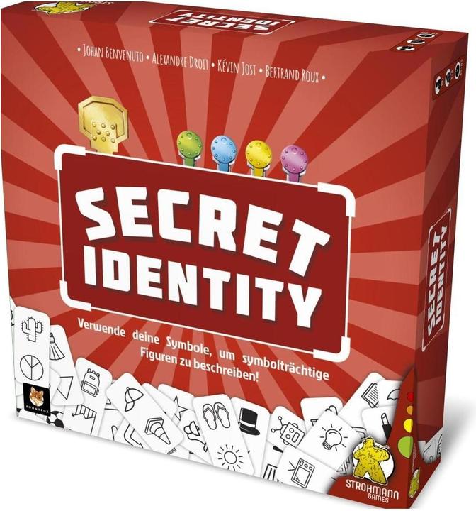 Image du produit Strohmann Games Secret Identity, party game, pour 3-8 joueurs, à partir de 10 ans (édition FR) (Allemand, 3 - 8 Joueur)