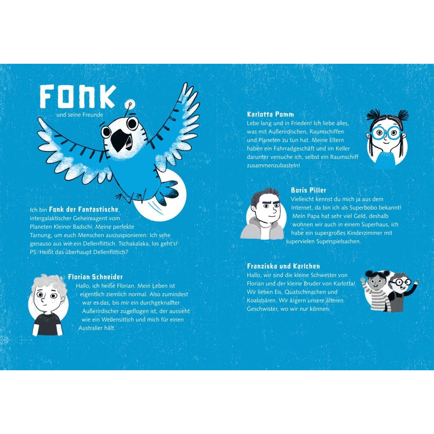 Thumbnail - Fonk 1: Geheimagent aus dem All, Kinderbücher von Tobias Goldfarb, Lisa Hänsch
