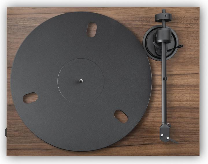 Actual product image Pro-Ject E1.2 + Pick It MM E - Walnuss / Plattenspieler / Gurt / Cinch-Kabel 1,23 m (Manual)