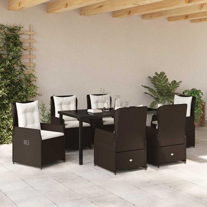 Produktbild vidaXL Garten Essgruppe (80 x 160 x 73 cm)