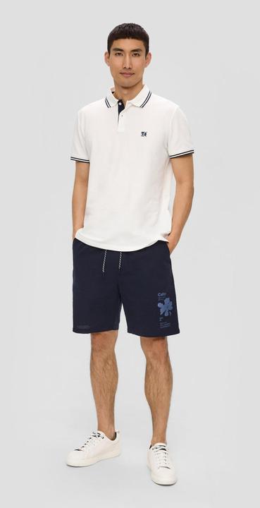 Actual product image S.Oliver Bermuda Bermuda-Shorts im Relaxed Fit mit Print-Detail (S)