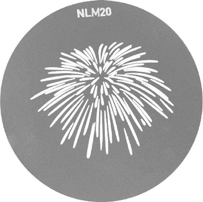 Produktbild Nanlux Gobo Set 2 zu NL Mount Projektionsaufsatz