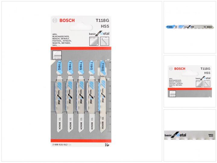 Actual product image Bosch Professional Zubehör T 118 G Basic