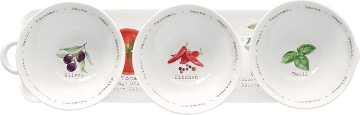 Produktbild Easy Life Home & Kitchen Apéro Set 37x10 cm mit 3 Schalen