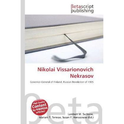 Nikolai Vissarionovich Nekrasov, Fachbücher von Susan F. Marseken, Miriam T. Timpledon, Lambert M. Surhone