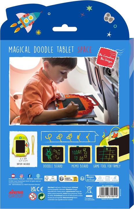 Produktbild Avenir Zaubermaltafel Weltraum