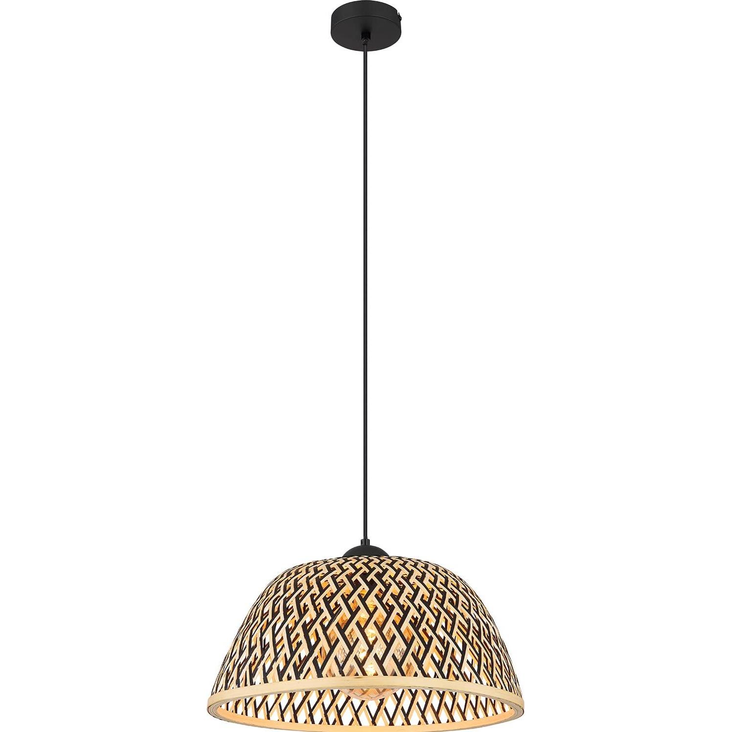 Globo, Pendelleuchte, Hängeleuchte Colly schwarz matt 1xE27 (E27)