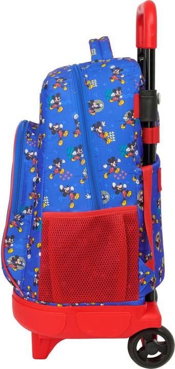 Actual product image Mickey Mouse Club House Schulrucksack mit Rädern Mickey Mouse Clubhouse Today Blau 33 x 45 x 22 cm (22 l)