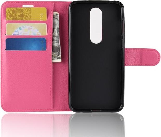 Produktbild MU Classic Litchi Leder Bookcover Series (Nokia 6.1 Plus)