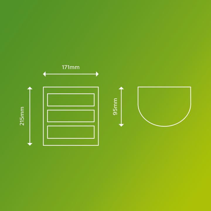 Image du produit Philips Applique murale Python (450 lm, IP44)