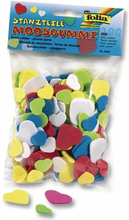 Produktbild Folia Moosgummi-Stanzteile Herzen