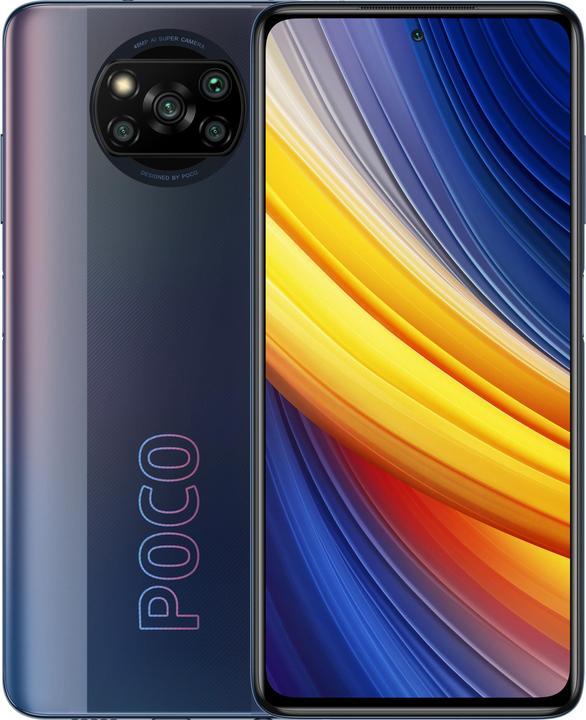 Xiaomi Poco X3 Pro (256 GB, Phantom Black, 6.67", Hybrid Dual SIM, 4G)
