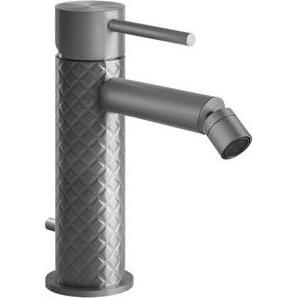 Thumbnail - Gessi, Badarmatur, 316 Intreccio Bidet-Einhebelmischer, Perlator mit Kugelgelenk, mit Ablaufgarnitur 1 1/4, Ausla
