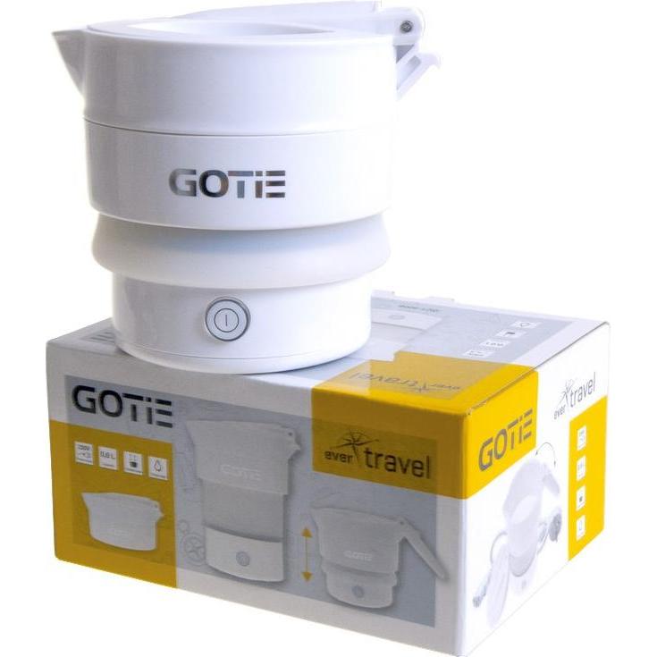 Thumbnail - Gotie Reise-Wasserkocher GCT-600B (600W 0 6l), Wasserkocher, Weiss