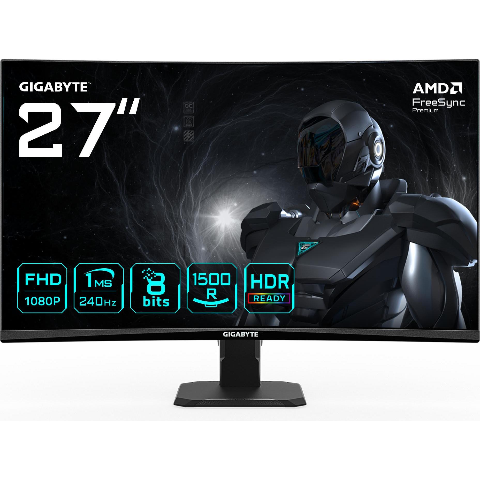 Gigabyte GS27FC2 (1920 x 1080 Pixel, 27"), Monitor, Schwarz