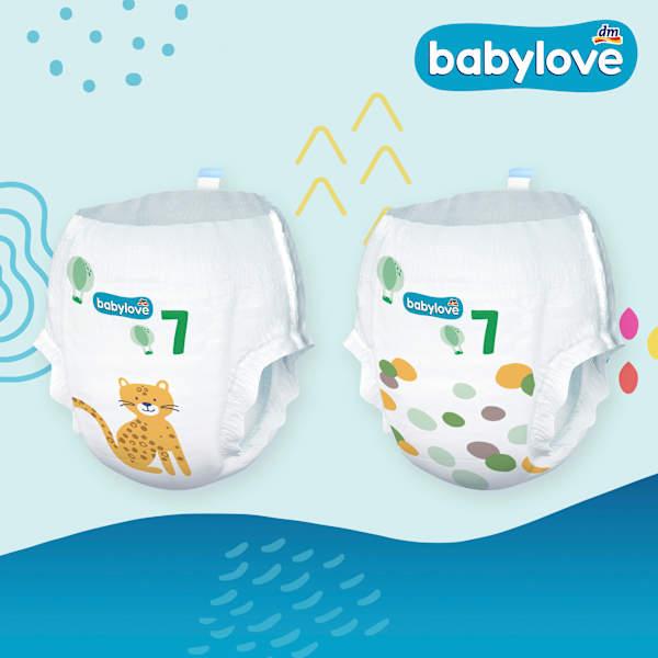 Actual product image dm babylove Baby Pants Premium (Size 7, Pack, 18 Piece)