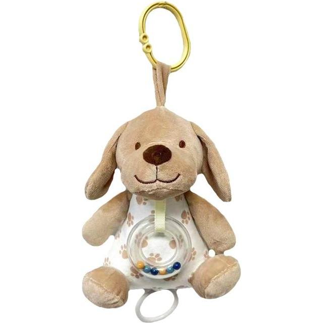 Tullo HundekSpieluhr, beige, 18 cm (Plüschspielzeug), Hundespielzeug