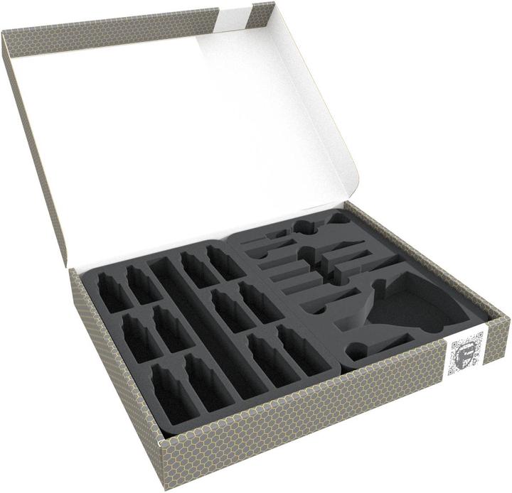 Produktbild Feldherr FSLB040P14 - Lagerbox FSLB040 für Bastelwerkzeuge + Farbfläschchen + Pinsel